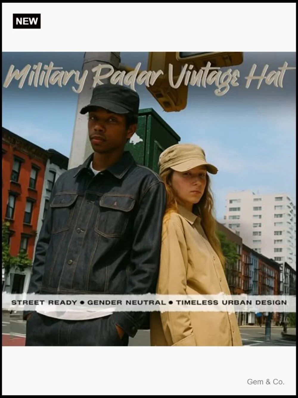 Vintage Newsboy Cap, Women's Cadet Cabbie Hat - 100% Cotton, Adjustable